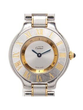 Cartier Watch Must 21 Vantien Quartz Silver